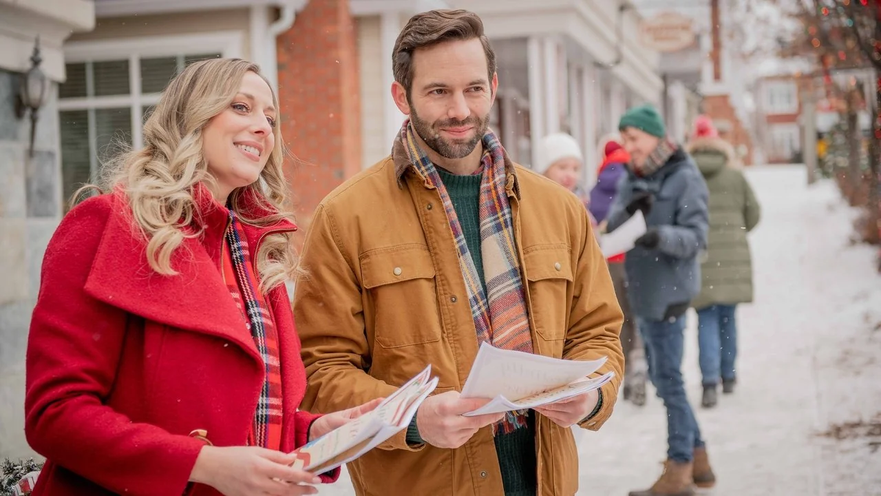 Affisch: Just Like a Christmas Movie (2023)