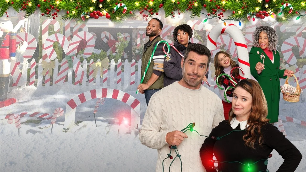Stillbild ur Christmas on Candy Cane Lane